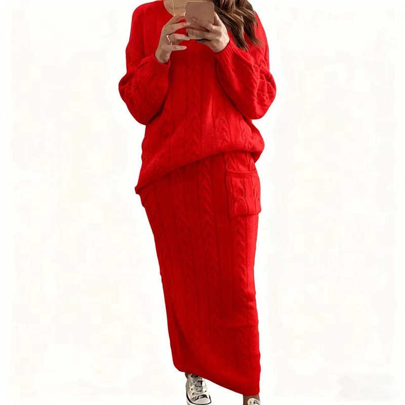 Winter Clothing Amazon - Nuovo Abbigliamento Femminile Autunno-Inverno, Set Maglione