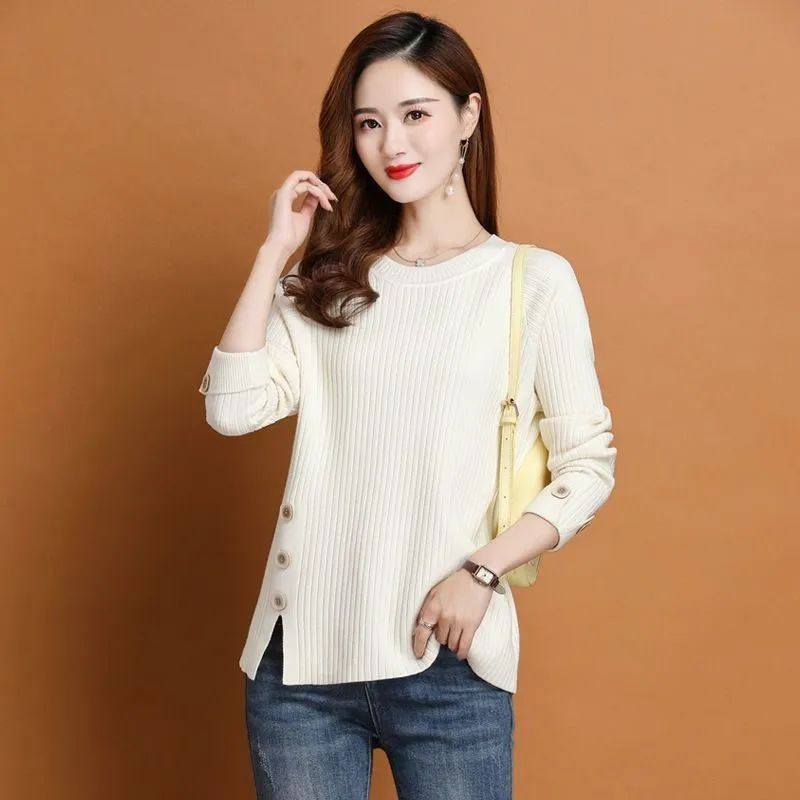 Winter Clothing Offer - Pullover da donna bianchi Harajuku stile