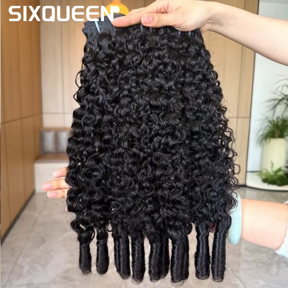 Winter Clothing Bundle - Extensioni di capelli umani ricci birmani