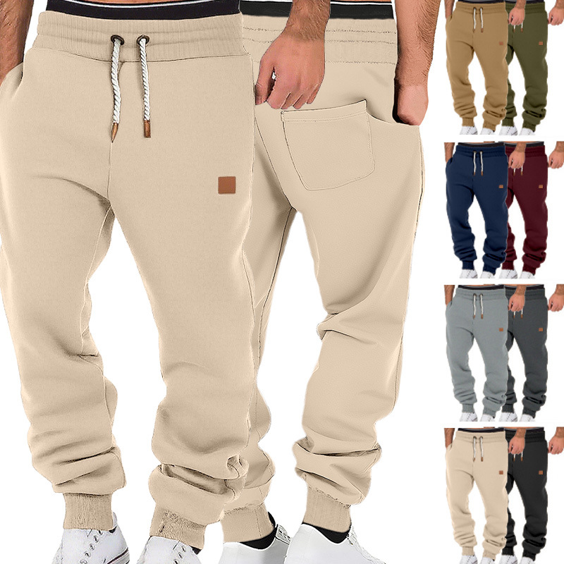 Winter Clothing Amazon - Pantaloni sportivi casual da uomo, tinta
