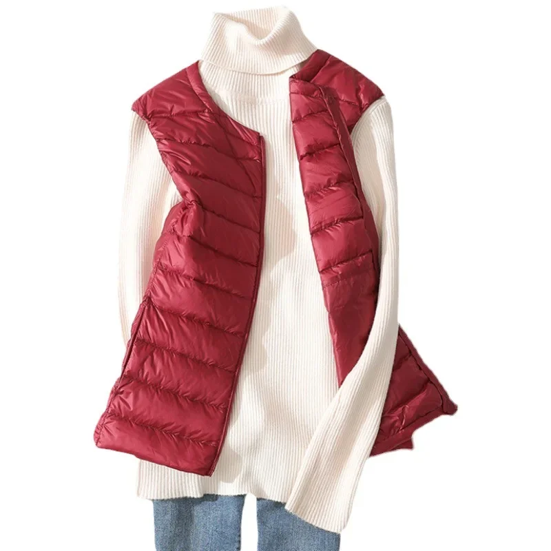Down Vest Ultralight - 8 colori donna senza maniche con