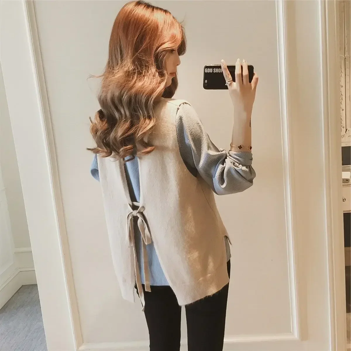 Winter Clothing Offer - Gilet stile coreano abbigliamento moda maglia