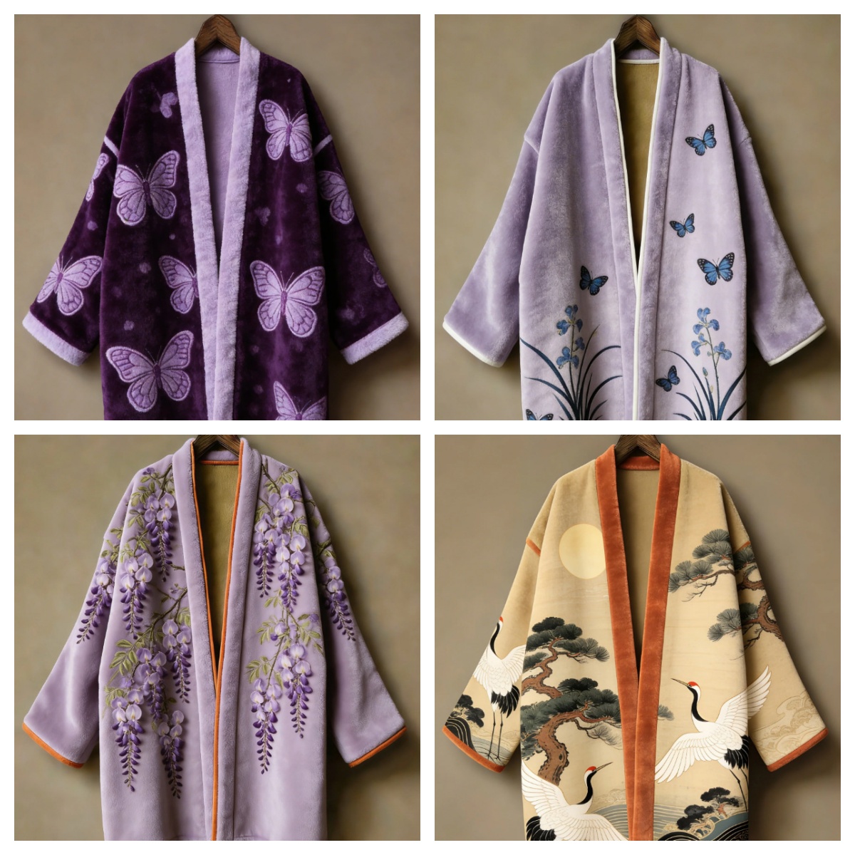 Traditional Winter Japanese Clothing - Kimono Giapponese Haori Yukata Samurai per