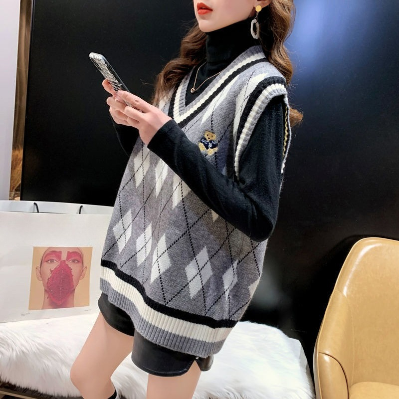 Gilet in maglia rossa per donn - Winter Clothing Offer recensione e prezzo